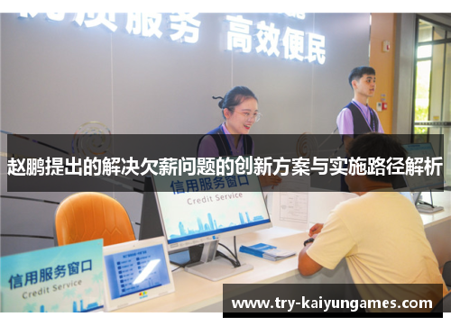 赵鹏提出的解决欠薪问题的创新方案与实施路径解析